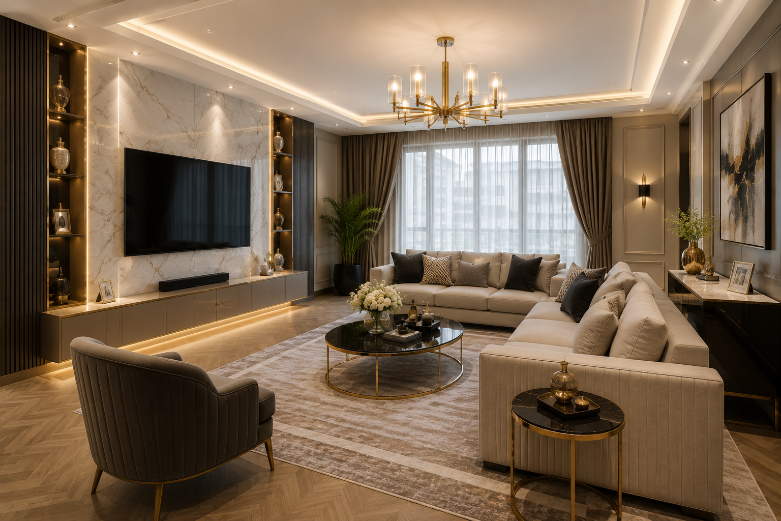 Lüks Salon Tadilatı